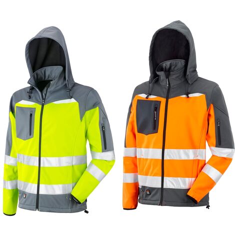 Giacca softshell alta visibilità Neri Casilina - XL - Arancione
