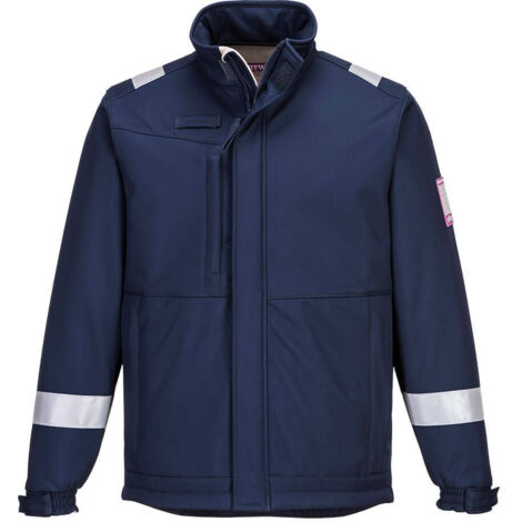 Giacca Softshell Modaflame Colore: Blu Navy Taglia XL - Portwest