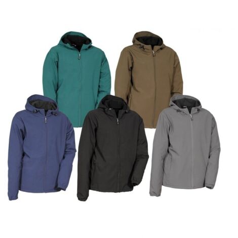 Giacca softshell Vannas blu navy cofra taglia s