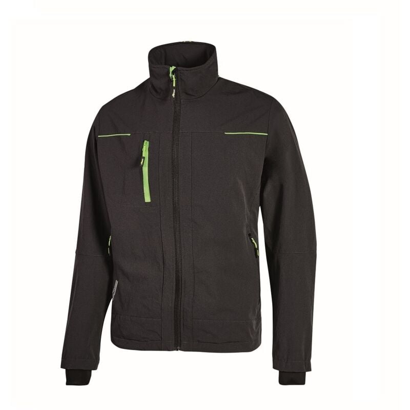 Giacca da Lavoro Estiva u Power Pluton Black Carbon Nero xl