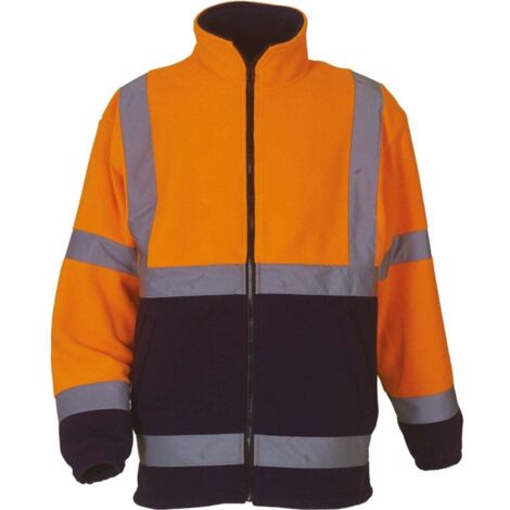 Giacca Yoko in pile Hi-Vis Arancione / Marina L