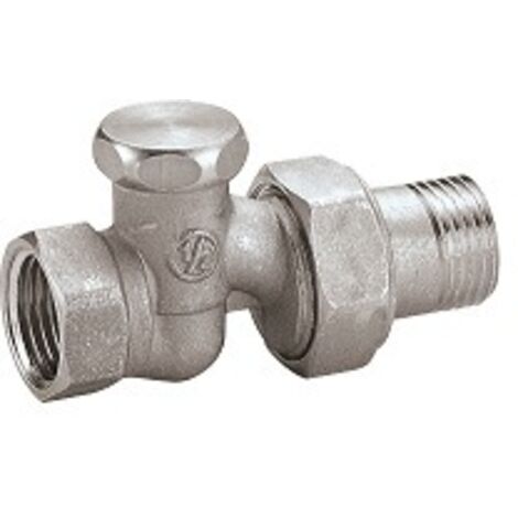 Giacomini Absperrverschraubung 3/8" durchg.mess.verchr,max110´C,PN10,R17X002