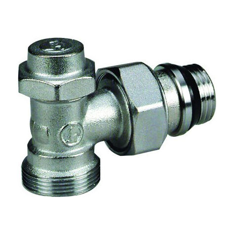 Giacomini – Raccord radiateur coude de réglage alésage 15x16 – Douille auto-étanche – Température maxi 110°C – Pression maxi 16 bar