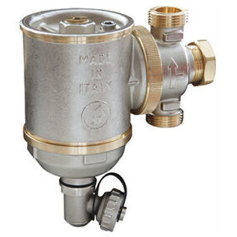 Giacomini – Séparateur de boue magnétique – Purgeur chauffage central – Filetage plomberie 1" – Pour installations de chauffage - r145xc005