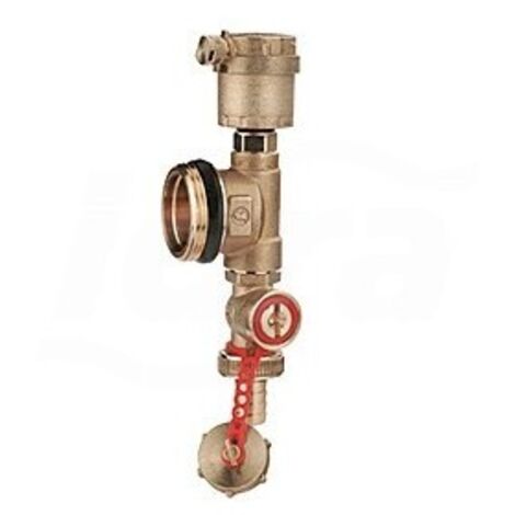 GIACOMINI Terminale Collettori Ottone G 1-1/4"M, Sfogo Aria Automatico - R554BY006