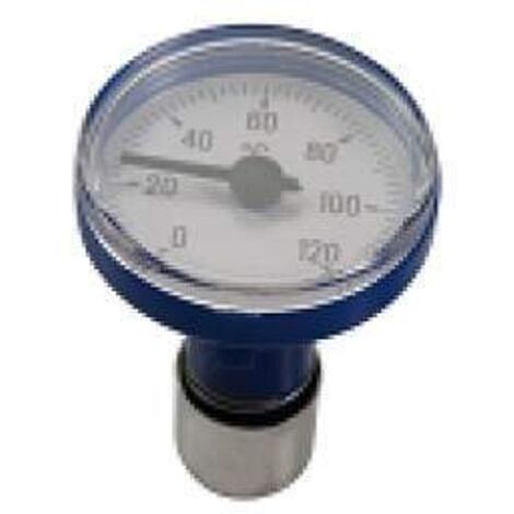 GIACOMINI Thermometer, für Kugelhahn mit T-Griff bis 11/4", blau, R540