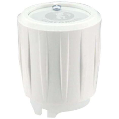 Giacomini – Volant manuel ABS pour vannes de radiateur – Couleur blanche – Installation facile sur robinets d'arrêt micrométriques - R450X001