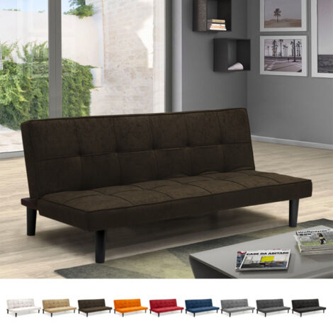 Giada 2-Sitzer Stoff Design Sofa Bett für Haus und Büro