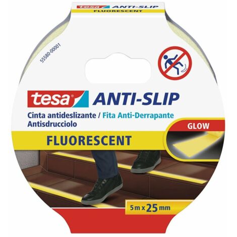 GIALLO FLUORESCENTE ANTISCIVOLO 25MMX5M