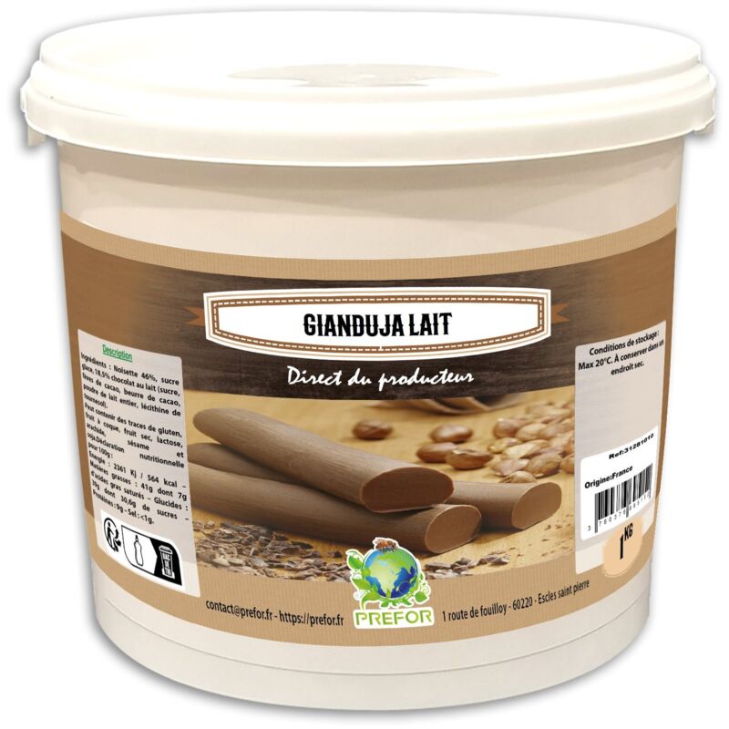 Prefor - Gianduja lait seau 1kg