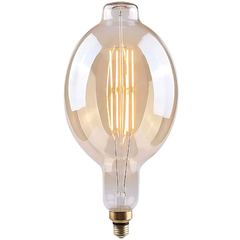 7hsevenon - Ampoule led Géante E27 8W Equi.40W 500lm Dimmable 2100K Gold 15000H Vintage