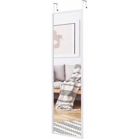 NeuType Specchio grande da 180,3 x 61 cm con cornice in lega di alluminio,  specchio