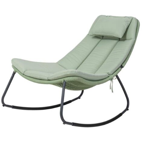 Giardini di Maggio Poltrona Dondolo Dalia Verde 126x95x90 cm Outdoor