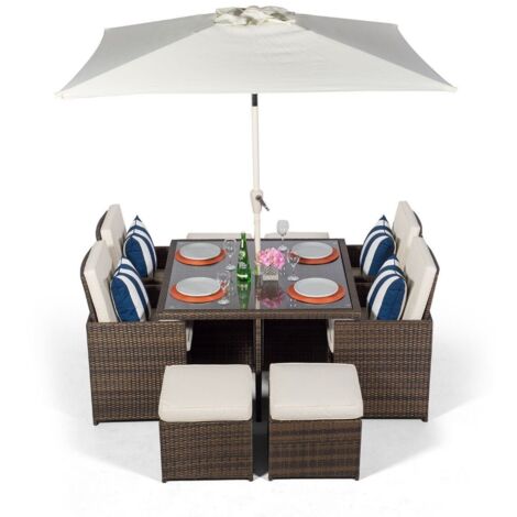 Set Giardino Wicker