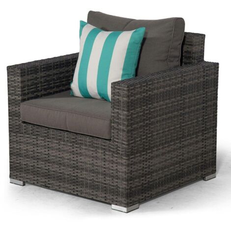 Giardino Sydney Rattan Armchair - Grey