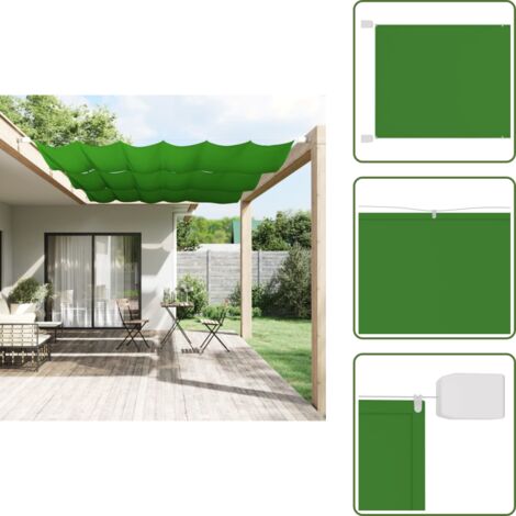Giardino - vidaXL Paravento Verticale Verde Chiaro 140x270 cm in Tessuto Oxford - Tessuto oxford