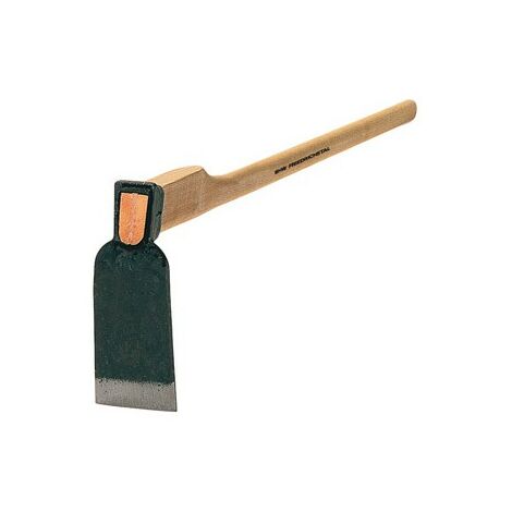 KOTARBAU Zappa da giardino semicircolare, 180 mm x 90 mm, con manico 119  cm, zappa da giardino per trapianti, diserbo, cura del giardino