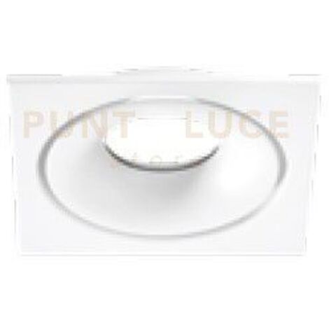 GIBO' FARETTO GU10 IP20 DA INCASSO BIANCO 10X10CM