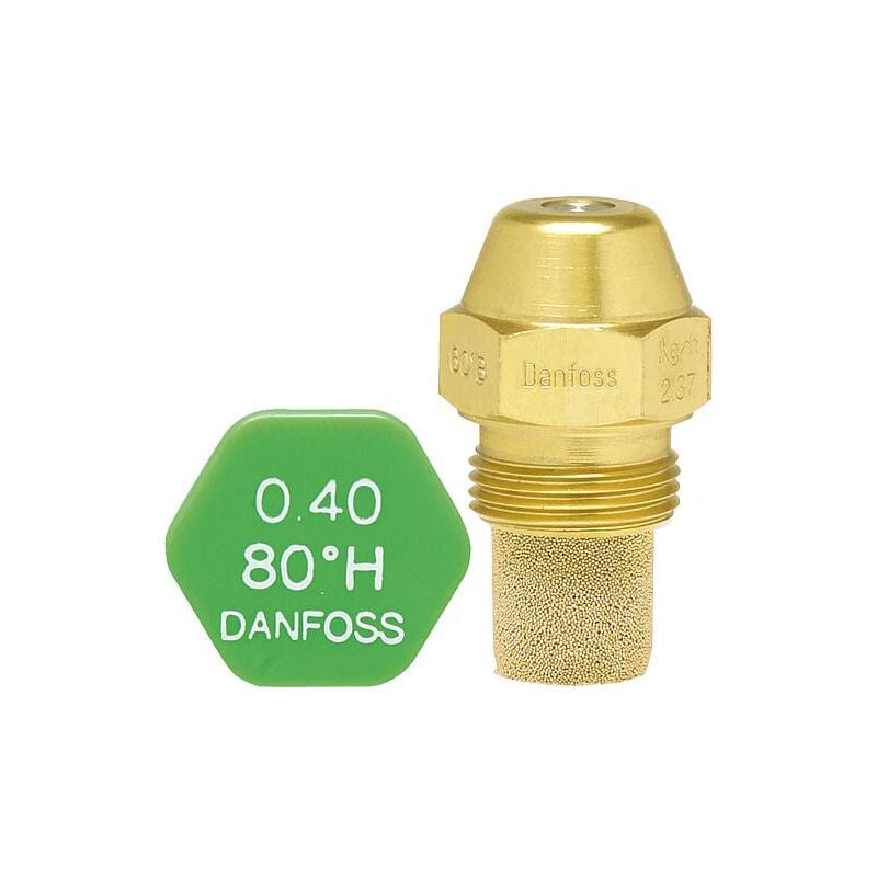 Danfoss gicleur à fioul 0,40 80°H le Type v pour Viessmann Vitoplus VP3 et VP3a