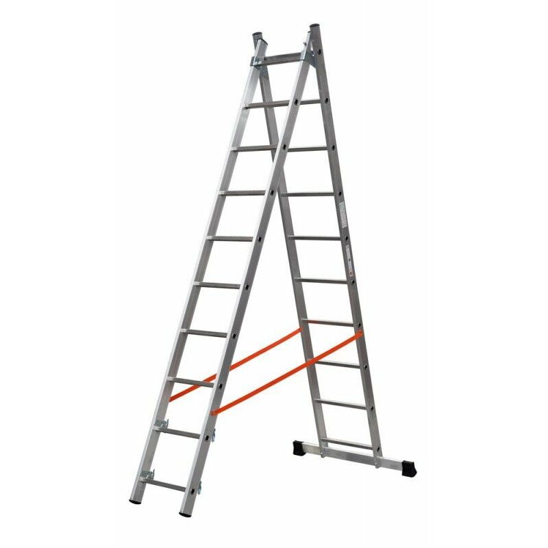 

GIERRE AL320 - Escalera 2 tramos combinada de aluminio Modula 2x10