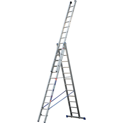 GIERRE AL405 ESCALERA 3 TRAMOS COMBINADA DE ALUMINIO MODULA 3X7 ALTURA MÁX. DE TRABAJO (cm) 815