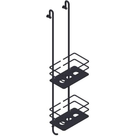 Giese Bodyguard Optisign panier de douche 30756-14 L:700 mm, noir mat