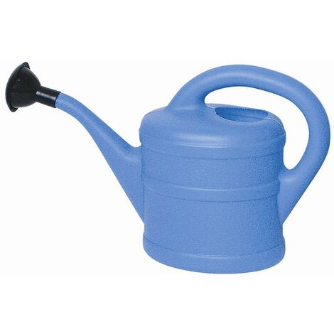 Gießkanne , 1 Liter, aus Kunststoff in blau, 25x85x17 cm, mit extralanger und präziser Gießtülle