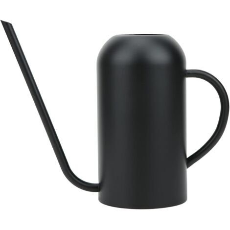 Gießkanne aus Edelstahl, kommaförmig, fünf Liter, langer Ausguss, für Sukkulenten und den Innenbereich, Vintage-Design
