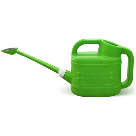 Gießkanne mit großem Fassungsvermögen, abnehmbarem Ausguss und Sprühdüse, geeignet für Blumen und Gartenpflanzen, 8 Liter, grün