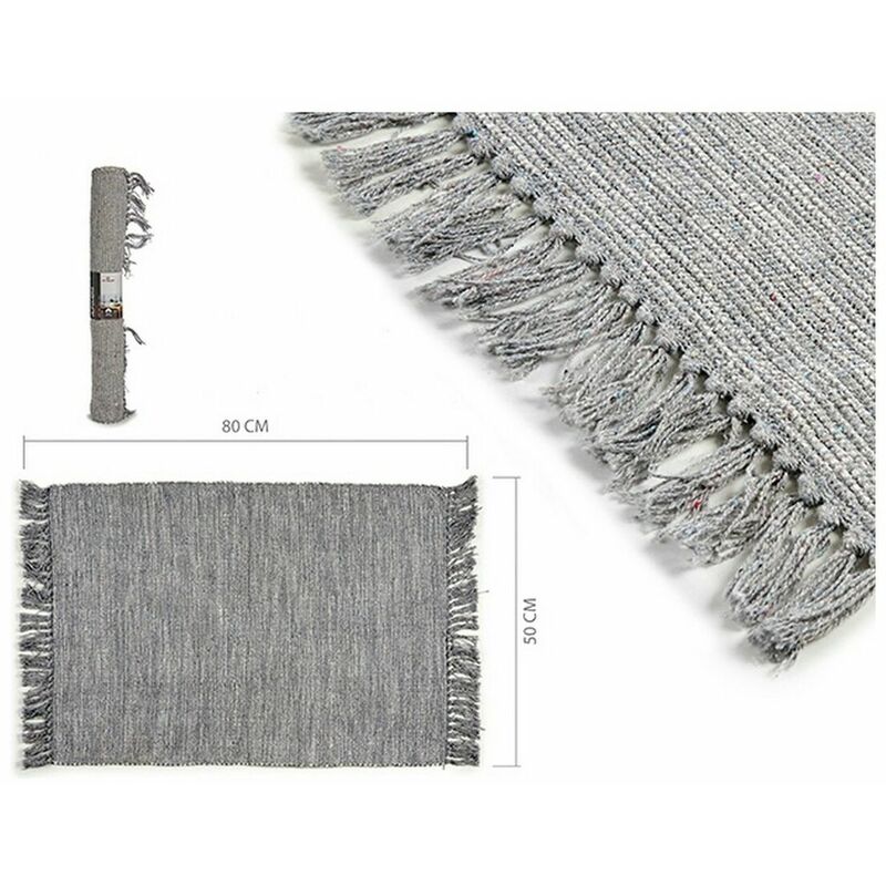 

Gift Decor Alfombra Gris Algodón (50 x 1 x 80 cm)