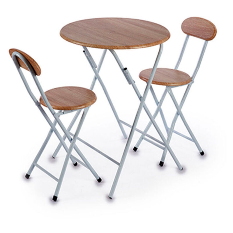 

Giftdecor - Conjuntos - Juego Mesa 2 Sillas Madera - Blanco