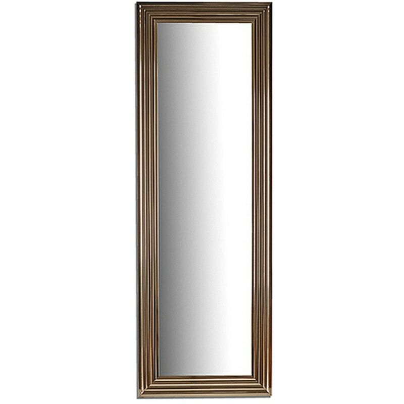 

Giftdecor - Gift Decor Espejo de pared Oro Plata Madera Vidrio Cristal (3 x 154,5 x 52 cm) (154 x 52 cm)