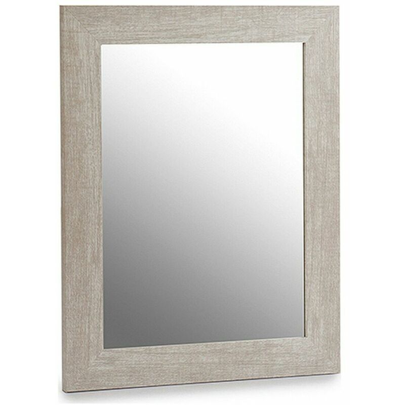 

Gift Decor Espejo de pared Gris Madera Cristal Poliestireno Natural (39 x 2 x 49 cm)