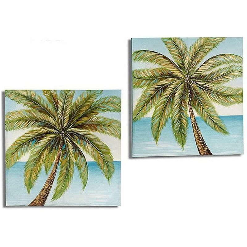 

Lienzo Palm Tree Lienzo (3 x 80 x 80 cm) - Gift Decor