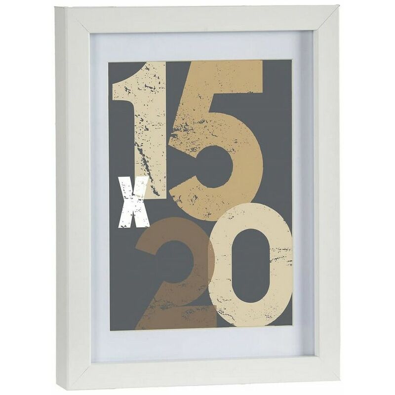 

Portafotos Blanco Mdf (20,5 X 2,5 X 26,5 Cm)
