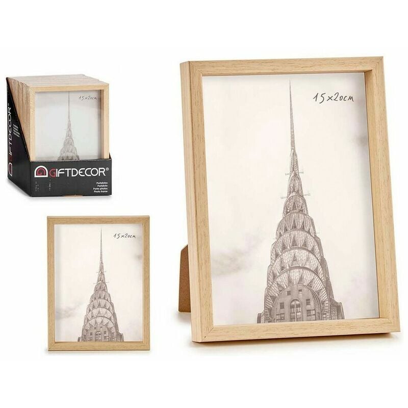 

Gift Decor Portafotos Marrón Plástico (16,5 x 2 x 21,6 cm)