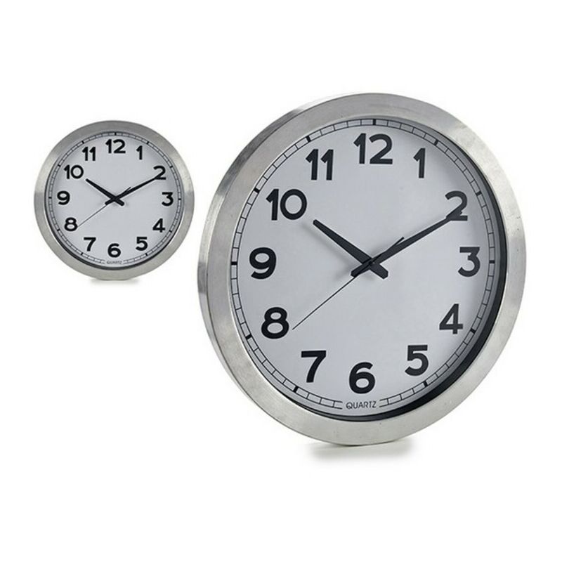 

Reloj de Pared Plata 50 50 cm - Gift Decor