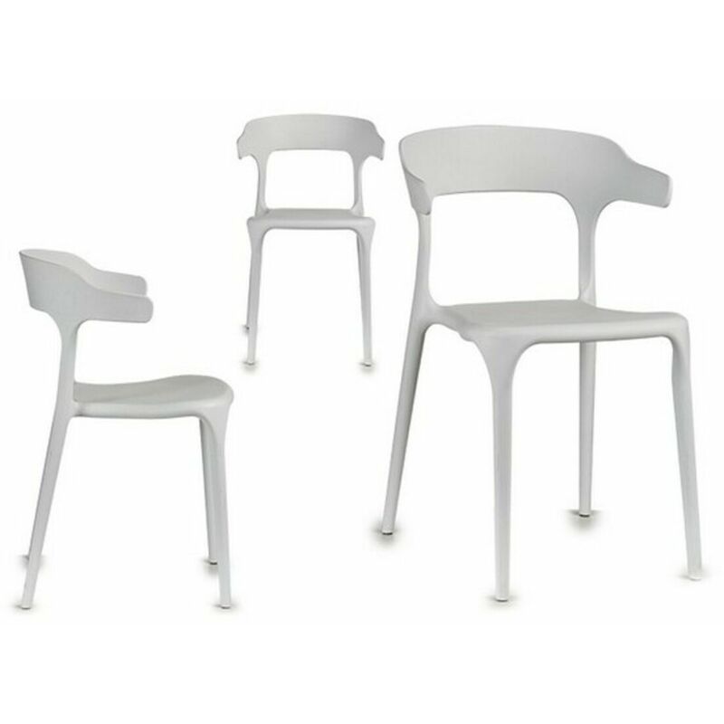 

Gift Decor Silla de Comedor Blanca (42 x 77 x 47 cm)