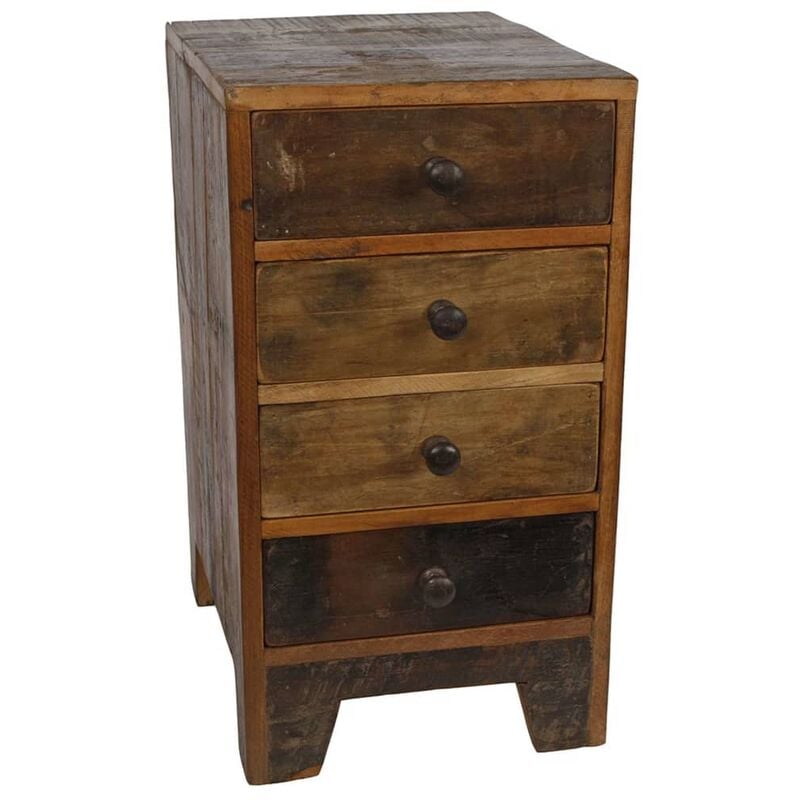 

Armario de almacenaje con cajones madera 27x36x50 cm - Marrón - Gifts Amsterdam