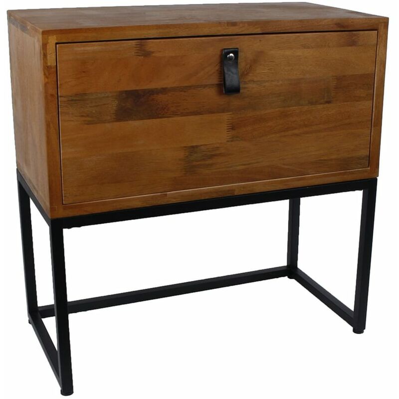 

Armario Noud de madera de abeto 60x30x60 cm - Amarillo - Gifts Amsterdam