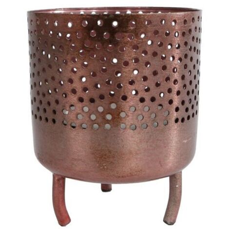 Gifts Amsterdam Metalen Theelichhouder Luca 10x8 cm Aneth