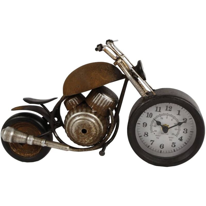 

Reloj de mesa Motor metal marrón 35x13x17,5cm - Marrón - Gifts Amsterdam