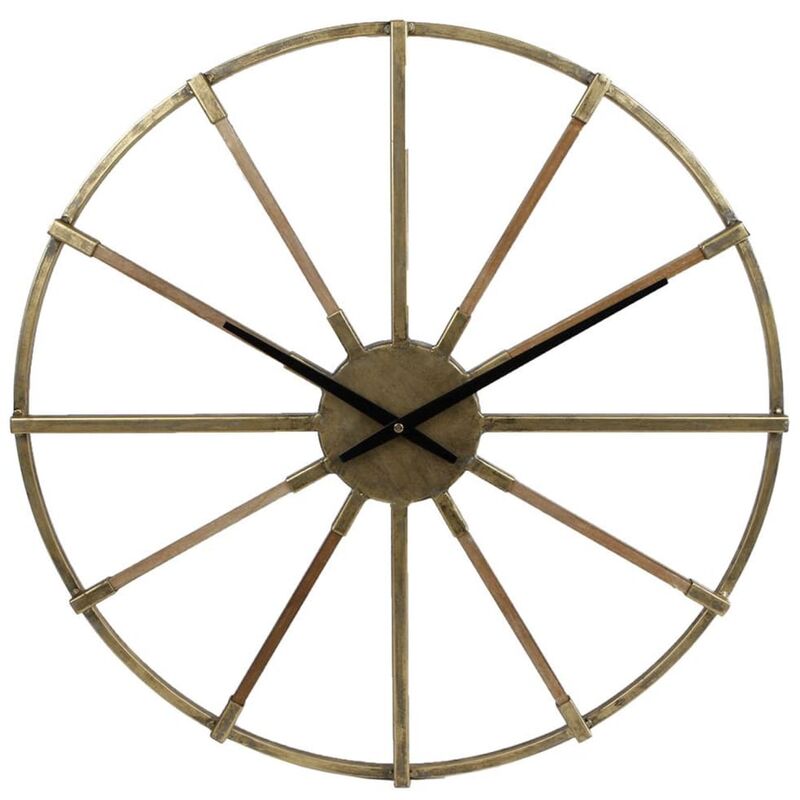 

Reloj de pared Leicester metal dorado 60 cm - Oro - Gifts Amsterdam