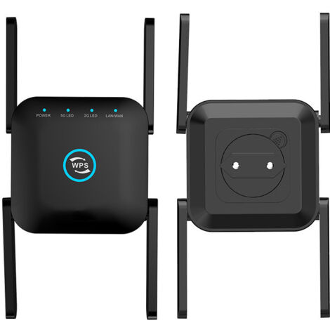 Gigabit Wireless WiFi Router Extender Repeater 1200M Dual Frequency 2.4 5G Signal Amplification AC24
