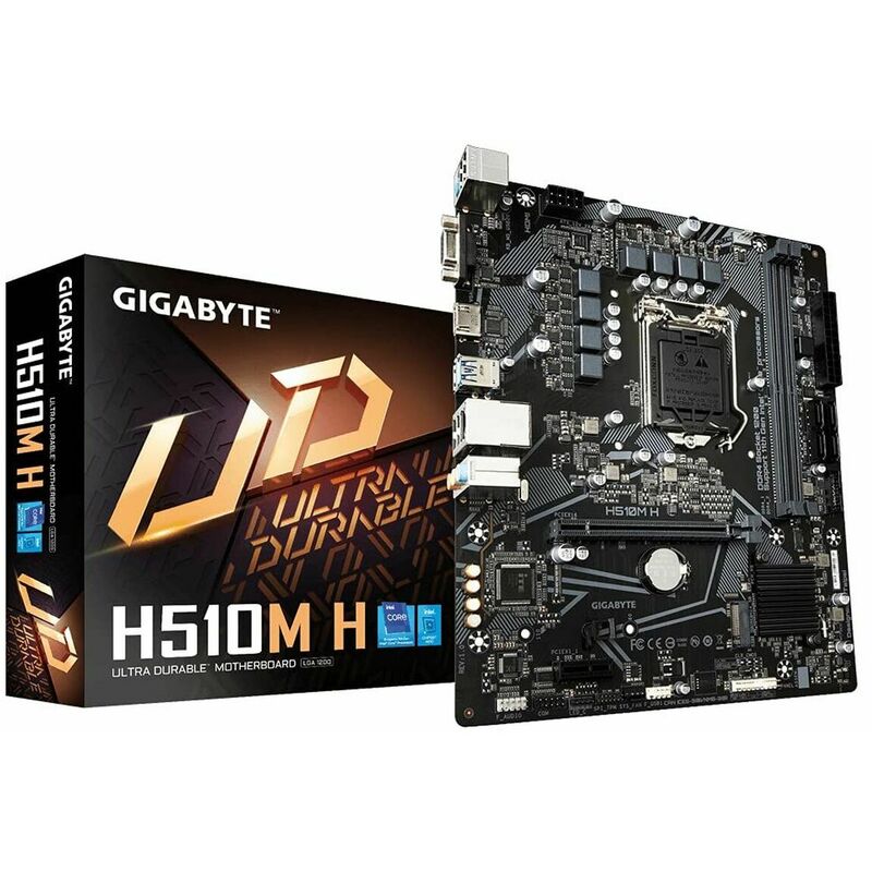 

Gigabyte Placa Base Gigabyte H510M H mATX LGA1200 Micro ATX