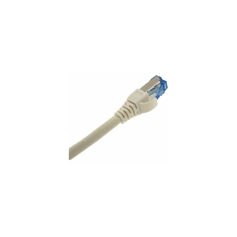 Gigamedia - cordon de brassage - rj45 - cat6a - s/ftp - lsoh - 2 mètres - blanc - gigamédia cat6as2mwh