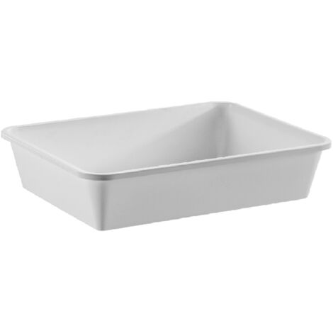 Giganplast Bacinella frigor GRANDE LT 20 Bianca 53x40x15 cm  per alimenti in frigo trasporto e conservazione