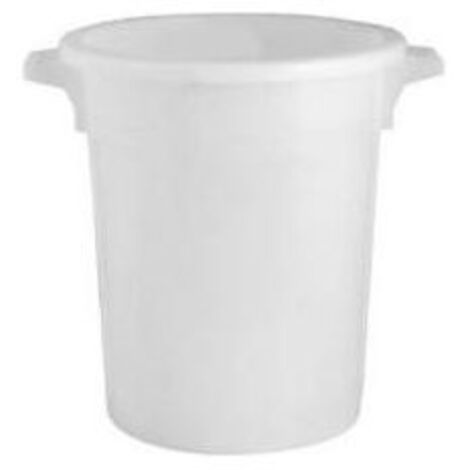 GiganPlast Bidone Immondizia con copertura Neutro 60 litri