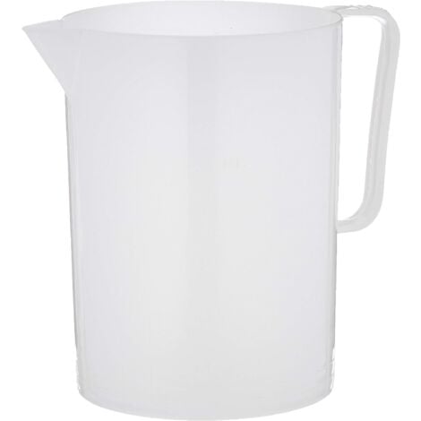 Giganplast GIG Caraffa Graduata, 3 Litri, Polietilene, Bianco