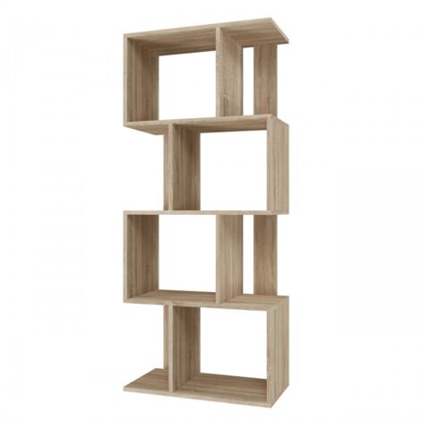 GILDA - Modular bookcase, modern style - Dimensions 59.5x30x140 cm - Room divider